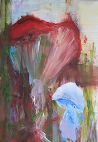 Mushroom #06, 130x90 cm, acryl on canvas, 2021