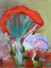 mushrooms #04, 80x60cm, Acryl on canvas, 2021