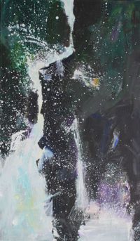 OHNE TITEL, 2020, Acryl auf Leinwand, 120x70cm